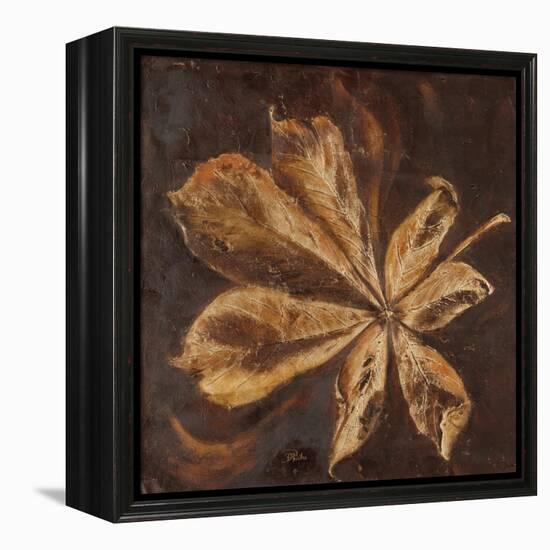 Yarumo in Gold II-Patricia Pinto-Framed Stretched Canvas