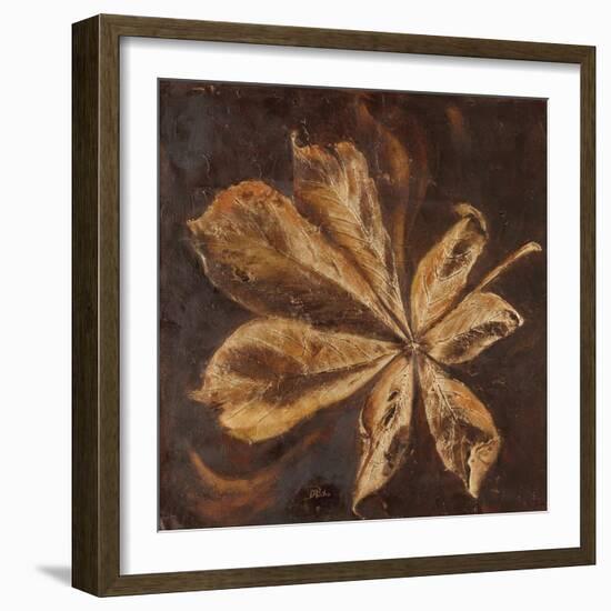 Yarumo in Gold II-Patricia Pinto-Framed Art Print