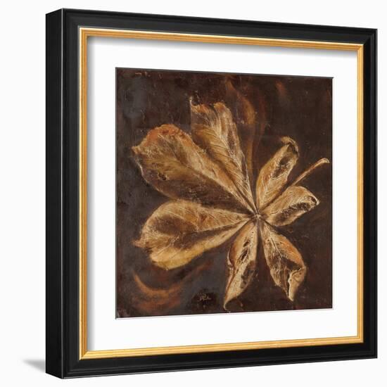 Yarumo in Gold II-Patricia Pinto-Framed Art Print