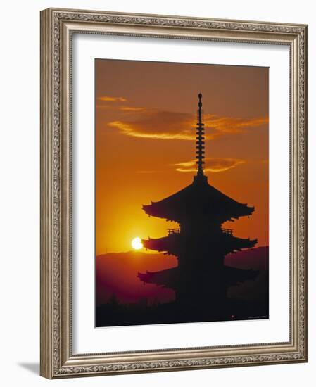 Yasaka Pagoda, Kyoto, Japan-James Montgomery Flagg-Framed Photographic Print