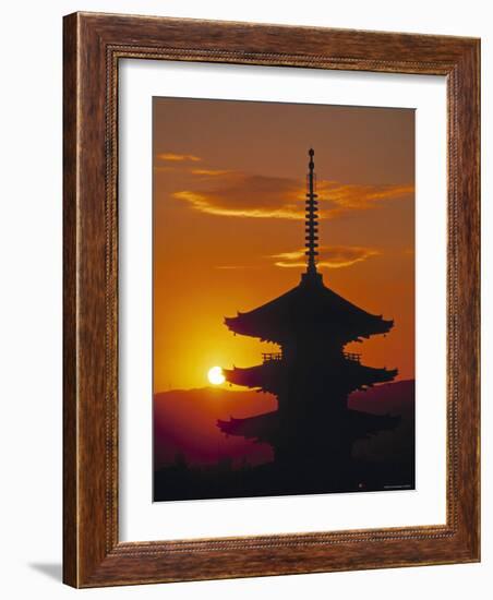 Yasaka Pagoda, Kyoto, Japan-James Montgomery Flagg-Framed Photographic Print