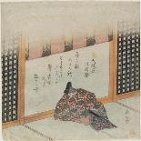 Indian Boy Releasing a Turtle, C. 1828-Yashima Gakutei-Giclee Print