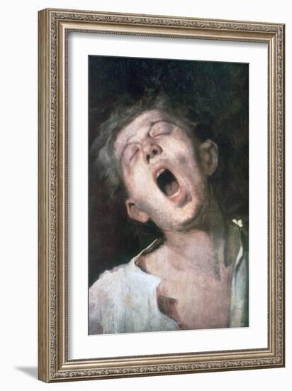 Yawning Apprentice, 1868-1869-Mihaly Munkacsy-Framed Giclee Print