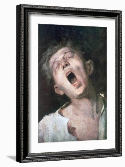 Yawning Apprentice, 1868-1869-Mihaly Munkacsy-Framed Giclee Print