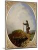 Yawning Sentinel. About 1850-Carl Spitzweg-Mounted Giclee Print