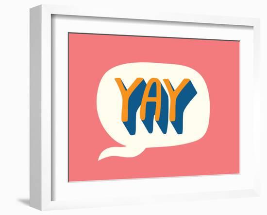 Yay Print-null-Framed Art Print