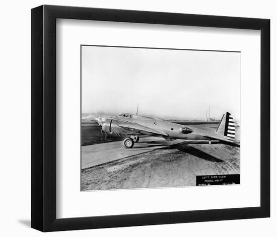 YB-17 Flying Fortress Prototype-null-Framed Art Print