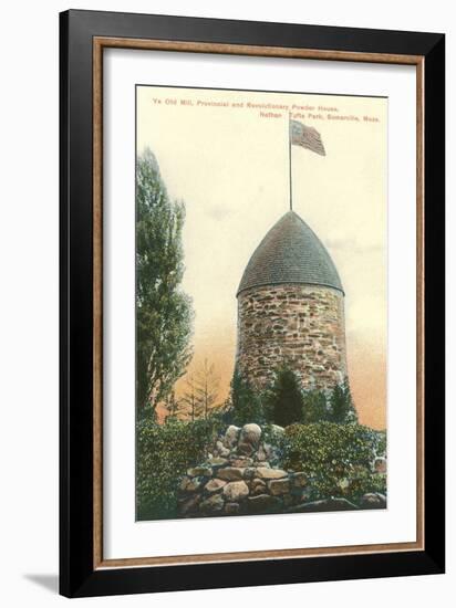 Ye Old Mill, Somerville-null-Framed Art Print