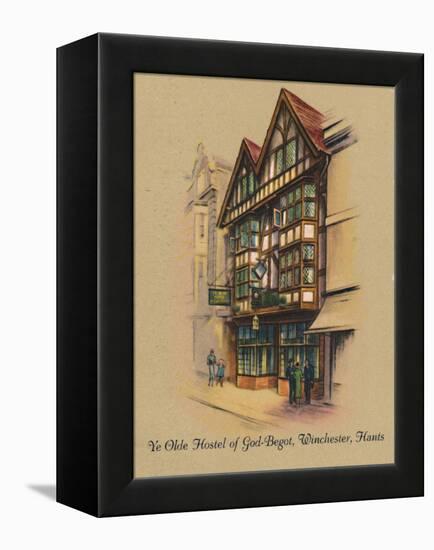 'Ye Olde Hostel of God-Begot, Winchester, Hants', 1939-Unknown-Framed Premier Image Canvas