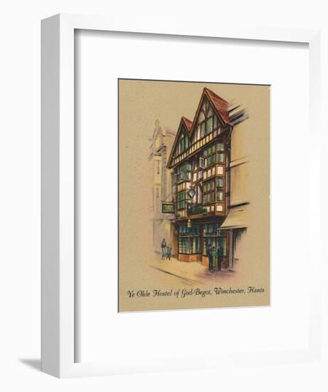 'Ye Olde Hostel of God-Begot, Winchester, Hants', 1939-Unknown-Framed Giclee Print