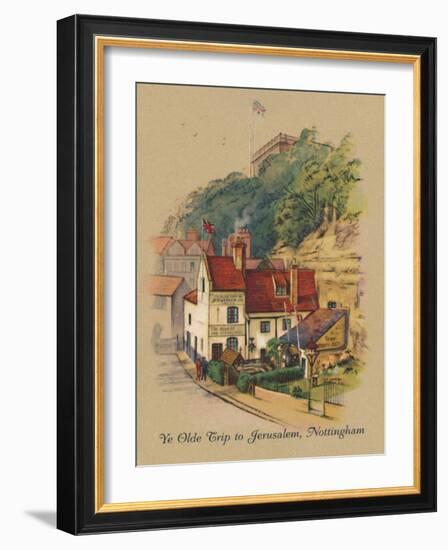 'Ye Olde Trip to Jerusalem, Nottingham', 1939-Unknown-Framed Giclee Print