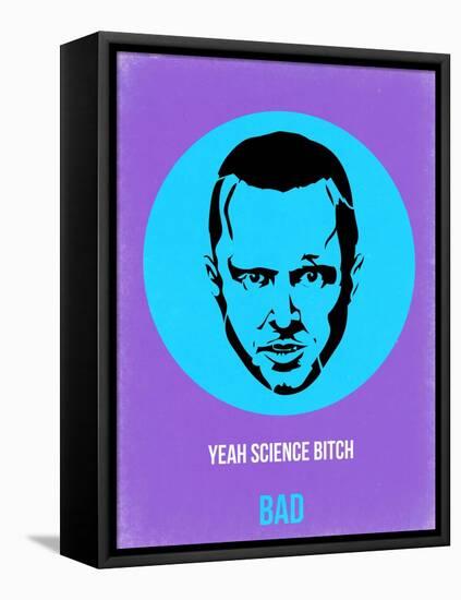 Yeah Science Poster 1-Anna Malkin-Framed Stretched Canvas