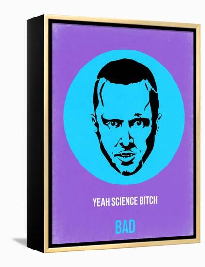 Yeah Science Poster 1-Anna Malkin-Framed Stretched Canvas