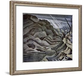 Year of Our Lord 1917, British Artists at the Front, Continuation of the Western Front, Nash, 1918-Paul Nash-Framed Giclee Print