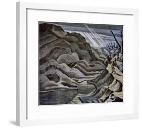Year of Our Lord 1917, British Artists at the Front, Continuation of the Western Front, Nash, 1918-Paul Nash-Framed Giclee Print