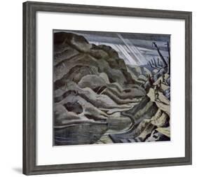 Year of Our Lord 1917, British Artists at the Front, Continuation of the Western Front, Nash, 1918-Paul Nash-Framed Giclee Print