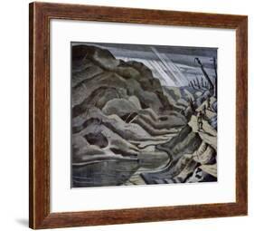 Year of Our Lord 1917, British Artists at the Front, Continuation of the Western Front, Nash, 1918-Paul Nash-Framed Giclee Print