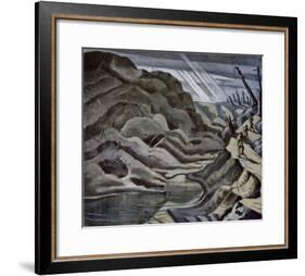 Year of Our Lord 1917, British Artists at the Front, Continuation of the Western Front, Nash, 1918-Paul Nash-Framed Giclee Print