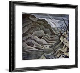 Year of Our Lord 1917, British Artists at the Front, Continuation of the Western Front, Nash, 1918-Paul Nash-Framed Giclee Print