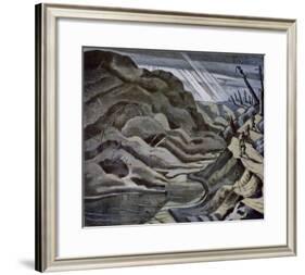 Year of Our Lord 1917, British Artists at the Front, Continuation of the Western Front, Nash, 1918-Paul Nash-Framed Giclee Print