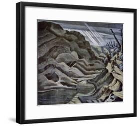 Year of Our Lord 1917, British Artists at the Front, Continuation of the Western Front, Nash, 1918-Paul Nash-Framed Giclee Print