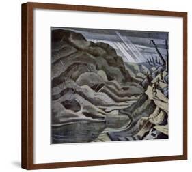 Year of Our Lord 1917, British Artists at the Front, Continuation of the Western Front, Nash, 1918-Paul Nash-Framed Giclee Print