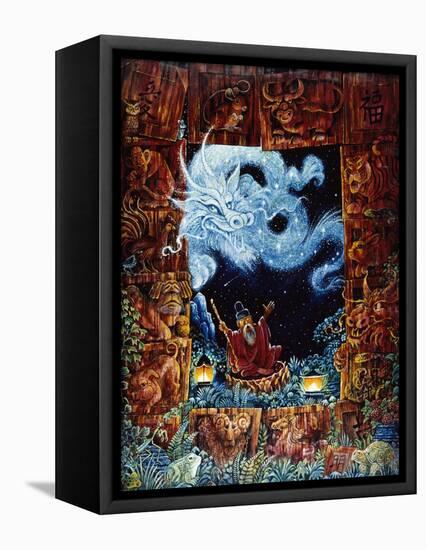 Year of the Dragon (2000)-Bill Bell-Framed Premier Image Canvas