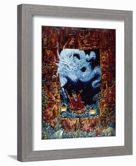 Year of the Dragon (2000)-Bill Bell-Framed Giclee Print