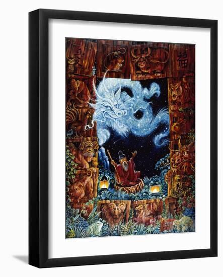 Year of the Dragon (2000)-Bill Bell-Framed Giclee Print