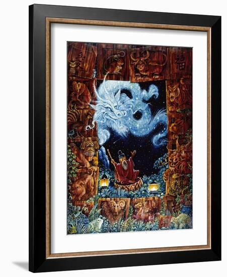 Year of the Dragon (2000)-Bill Bell-Framed Giclee Print