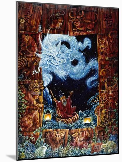 Year of the Dragon (2000)-Bill Bell-Mounted Giclee Print