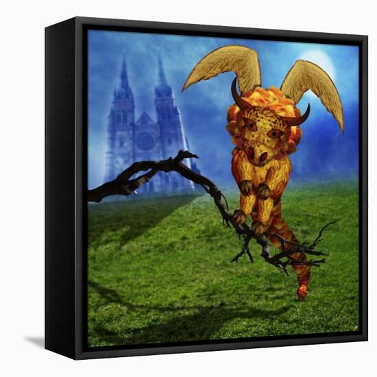 Year of the Dragon-Carrie Webster-Framed Premier Image Canvas