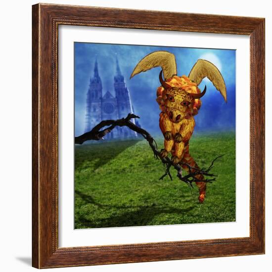 Year of the Dragon-Carrie Webster-Framed Giclee Print