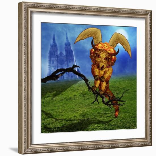 Year of the Dragon-Carrie Webster-Framed Premium Giclee Print