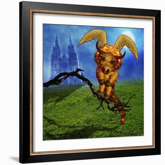 Year of the Dragon-Carrie Webster-Framed Premium Giclee Print