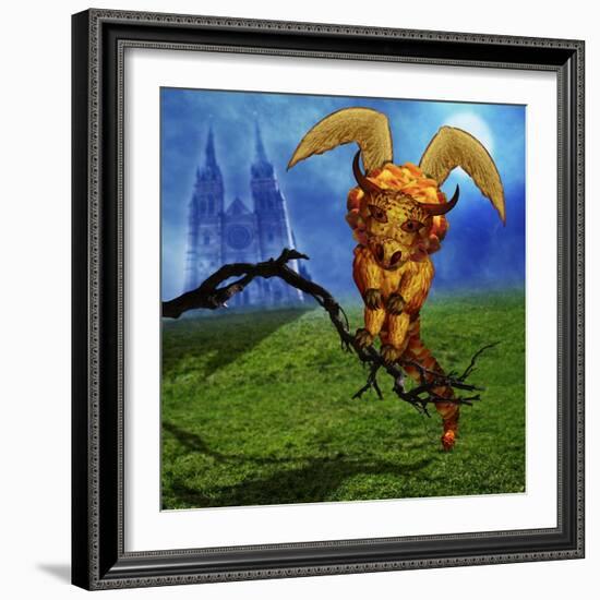 Year of the Dragon-Carrie Webster-Framed Premium Giclee Print