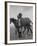 Yearlings Playing Together in the Paddock at Marcel Boussac's Stud Farm and Stables-Lisa Larsen-Framed Photographic Print