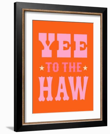 Yee to the Haw I-Victoria Barnes-Framed Art Print