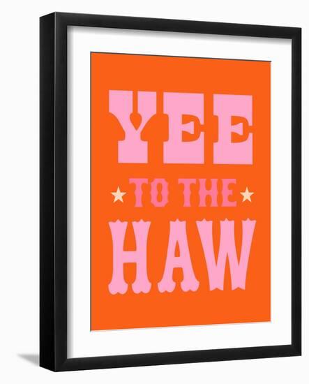 Yee to the Haw I-Victoria Barnes-Framed Art Print