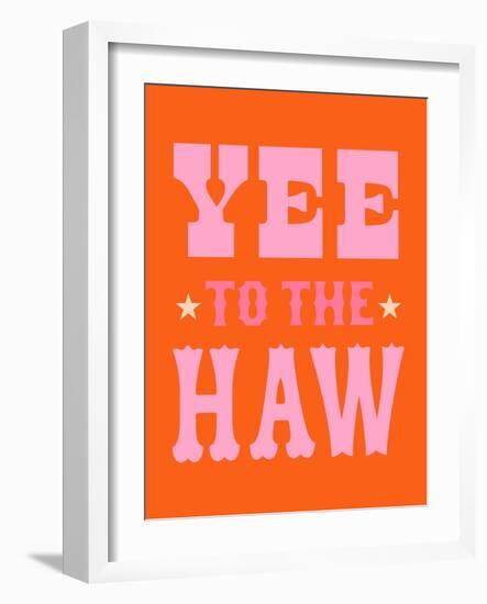 Yee to the Haw I-Victoria Barnes-Framed Art Print