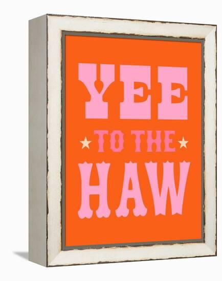 Yee to the Haw I-Victoria Barnes-Framed Stretched Canvas