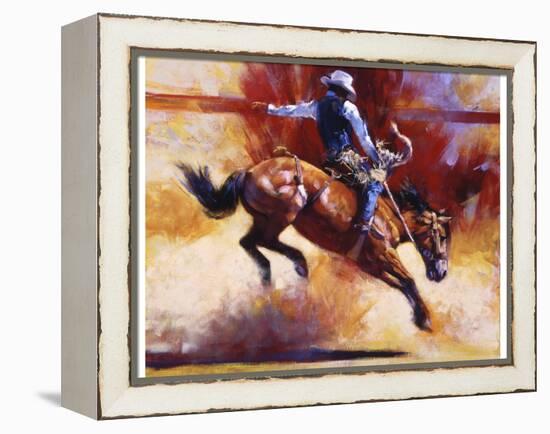 Yeehaw!-Julie Chapman-Framed Stretched Canvas