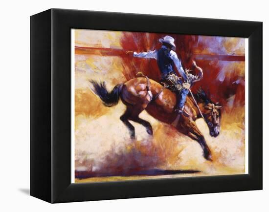 Yeehaw!-Julie Chapman-Framed Stretched Canvas