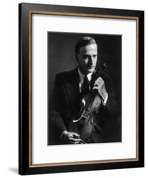 Yehudi Menuhin Violinist as a Young Man-null-Framed Photographic Print