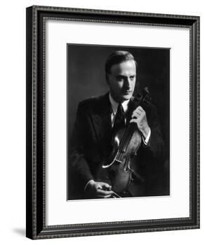 Yehudi Menuhin Violinist as a Young Man-null-Framed Photographic Print