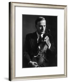 Yehudi Menuhin Violinist as a Young Man-null-Framed Photographic Print