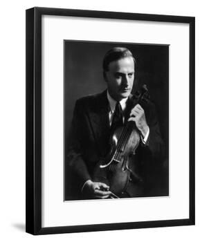 Yehudi Menuhin Violinist as a Young Man-null-Framed Photographic Print