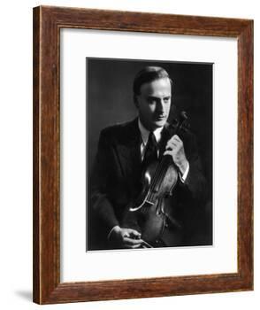 Yehudi Menuhin Violinist as a Young Man-null-Framed Photographic Print