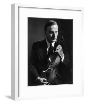 Yehudi Menuhin Violinist as a Young Man-null-Framed Photographic Print