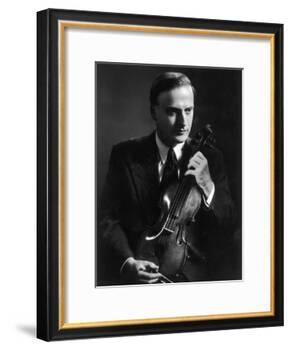 Yehudi Menuhin Violinist as a Young Man-null-Framed Photographic Print